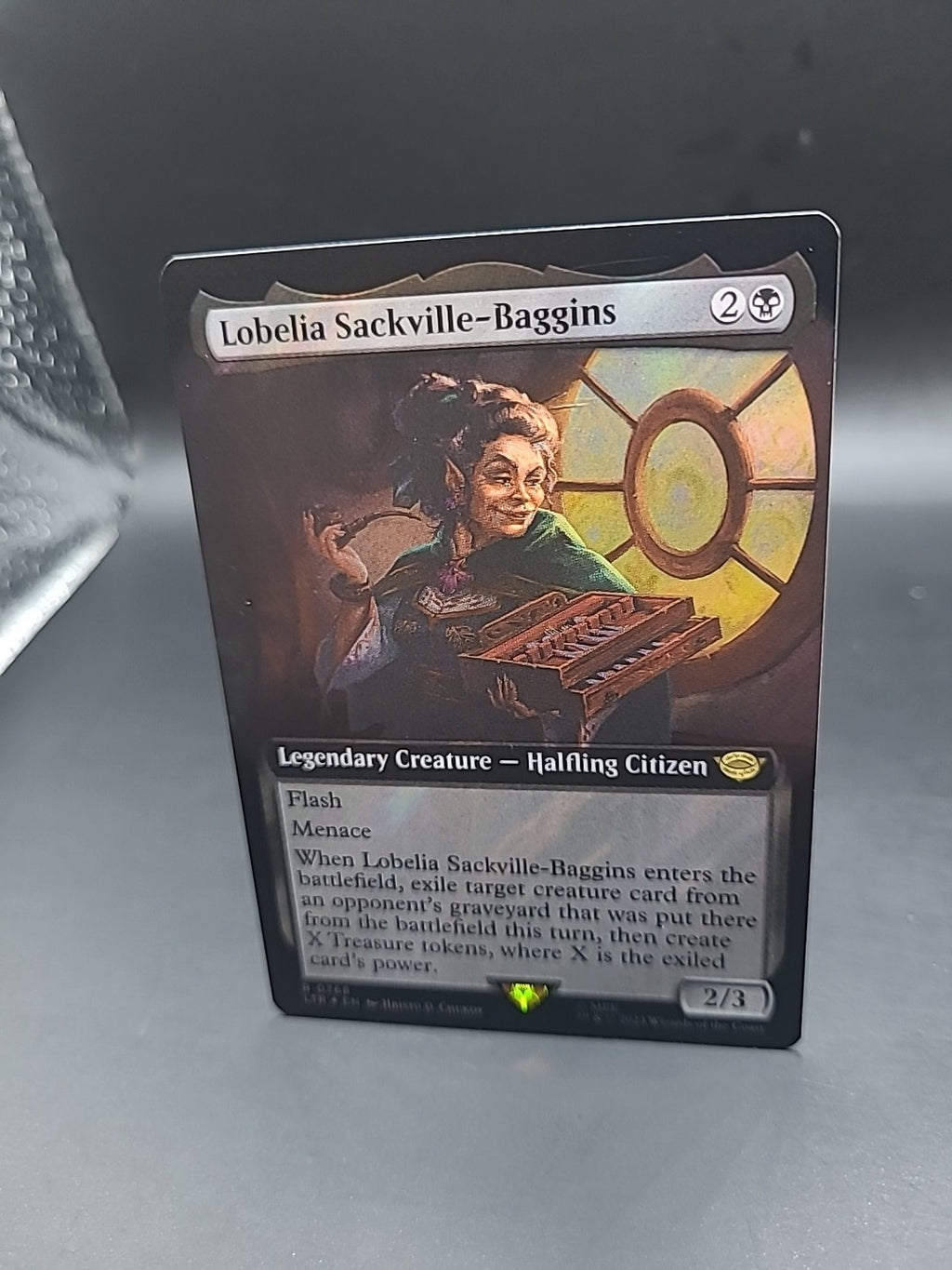 MTG lord of the rings - Lobelia Sackville-Baggins rare foil card R 0768