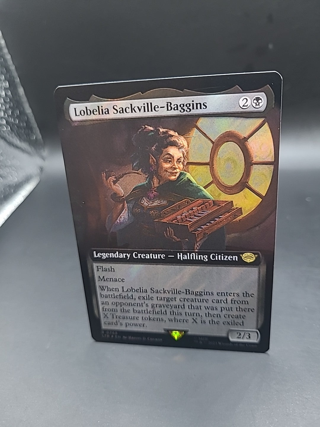MTG lord of the rings - Lobelia Sackville-Baggins rare foil card R 0768