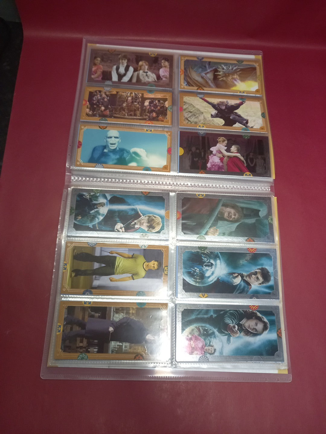 Harry Potter (Contact) Trading Card Album Complete With 140 Trading Cards 