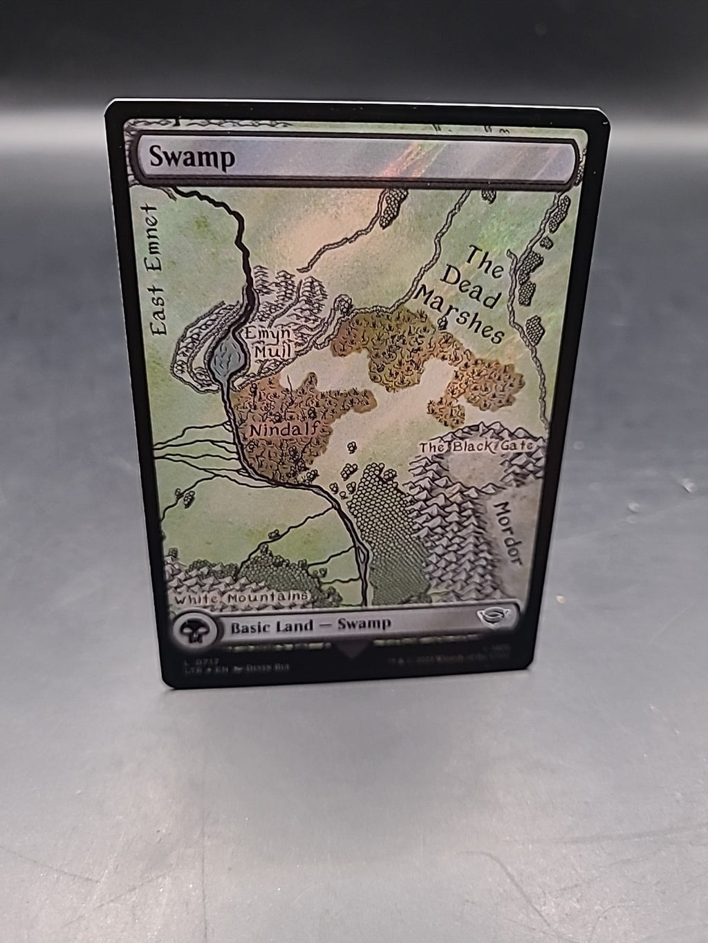 Swamp (0717) - Surge Foil - MTG Lord of the Rings 