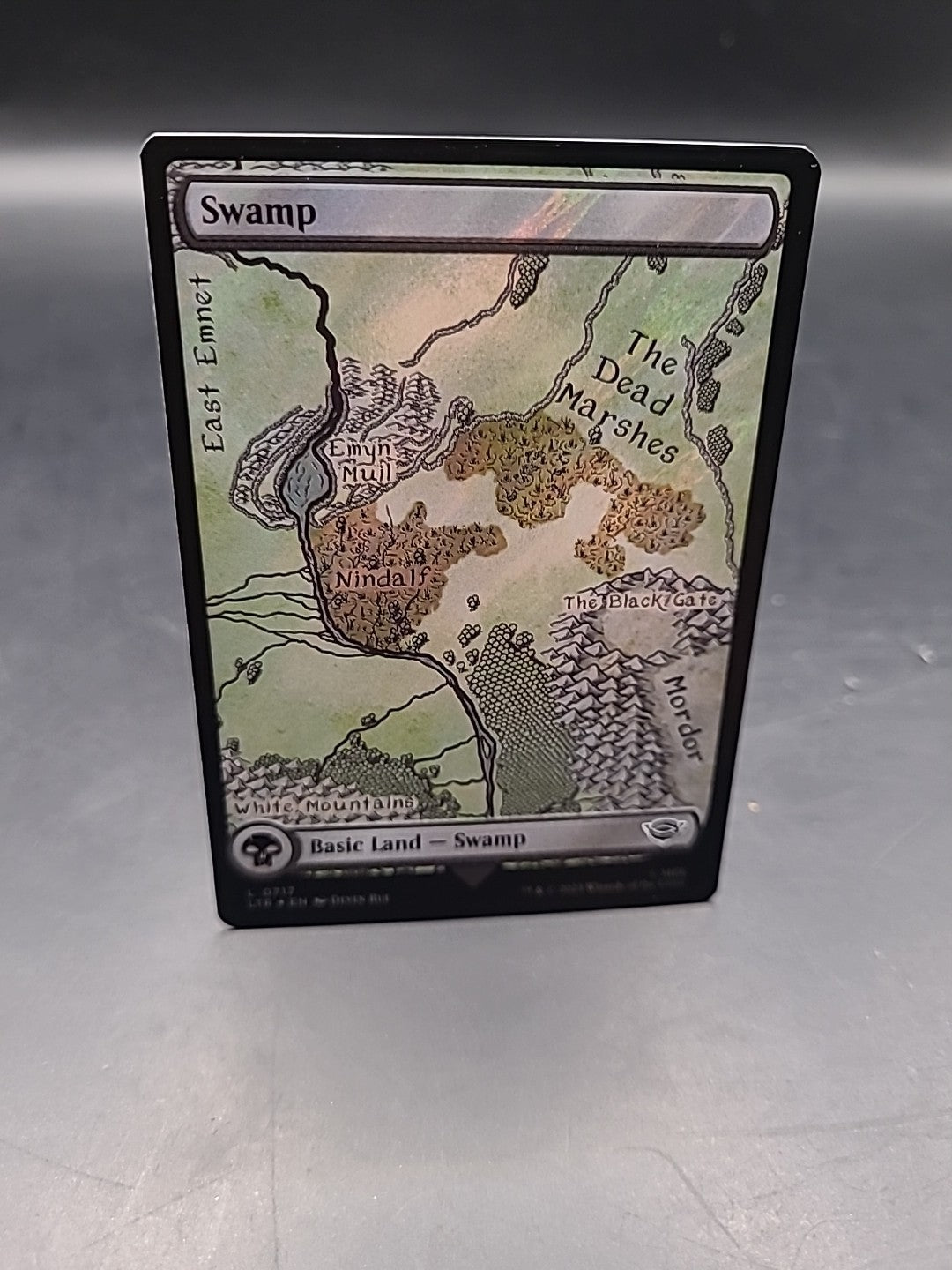 Swamp (0717) - Surge Foil - MTG Lord of the Rings 