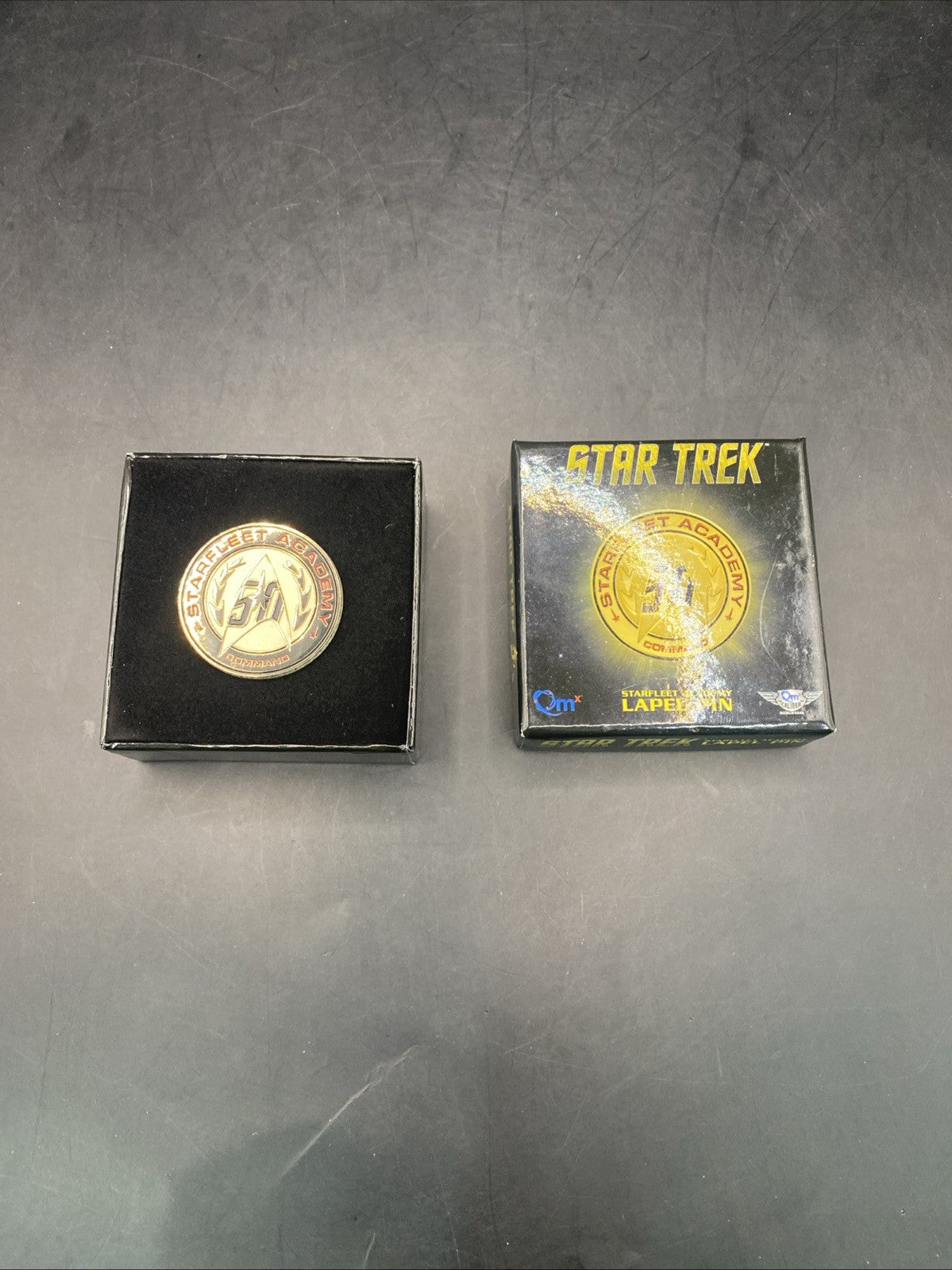 Star Trek Starfleet Academy 50th Anniversary Lapel Pin in Box