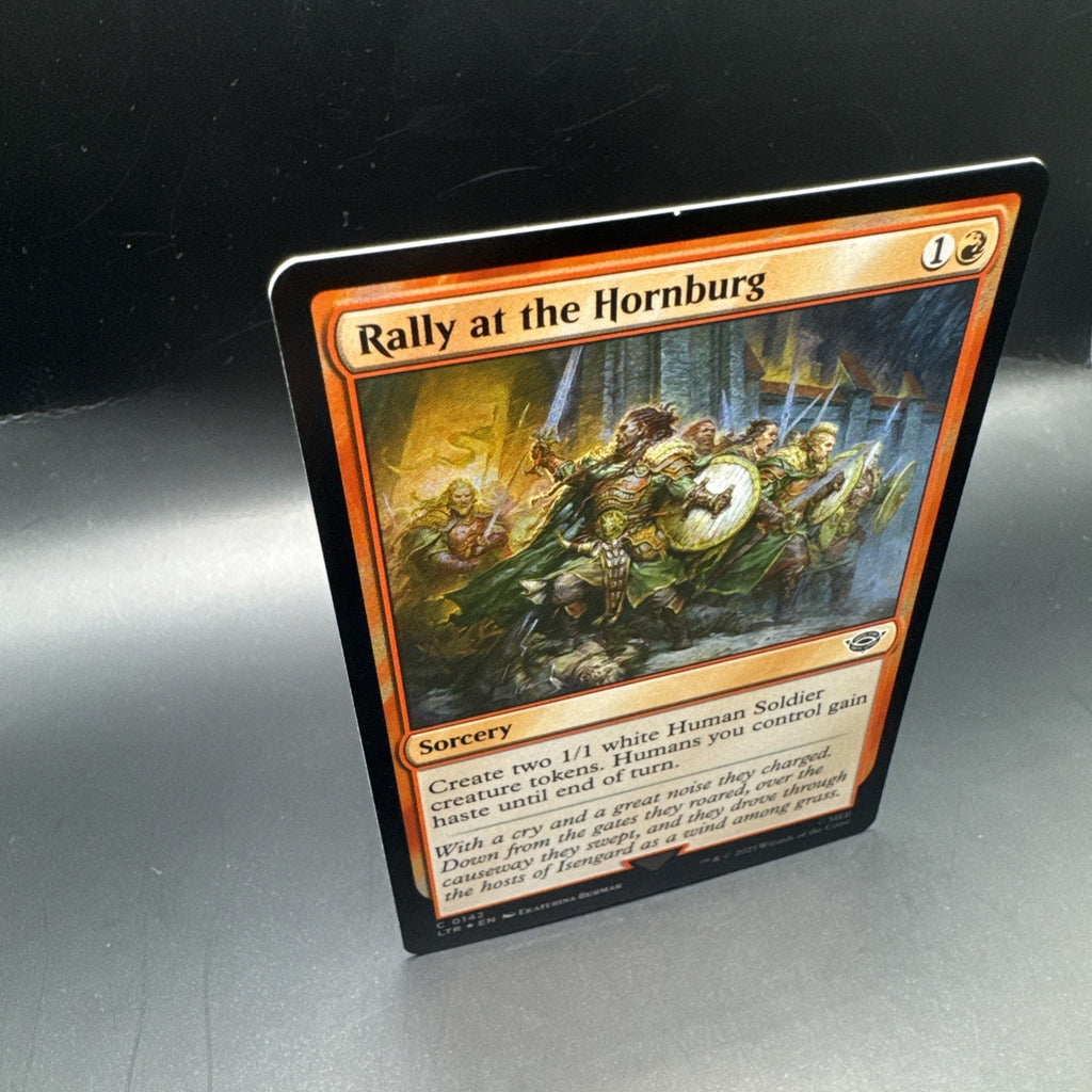 [MTG] Rally at the Hornburg (Foil) C0142 + 1 Regular Card
