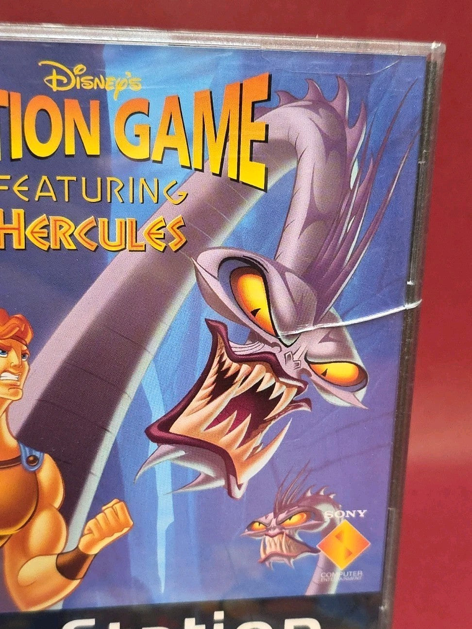 HERCULES: DISNEY'S ACTION GAME Ps1 WITH CASE & MANUAL.  Black Label