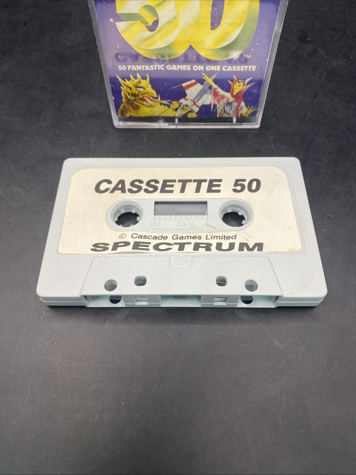 ZX SPECTRUM Vintage Game CASSETTE 50  ©1983 Cascade Games 1980s Computer Retro