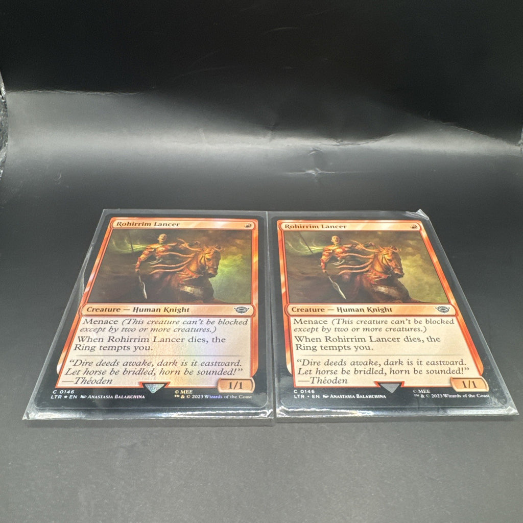 MTG Rohirrim Lancer (FOIL) C0146 + 1 Regular Card