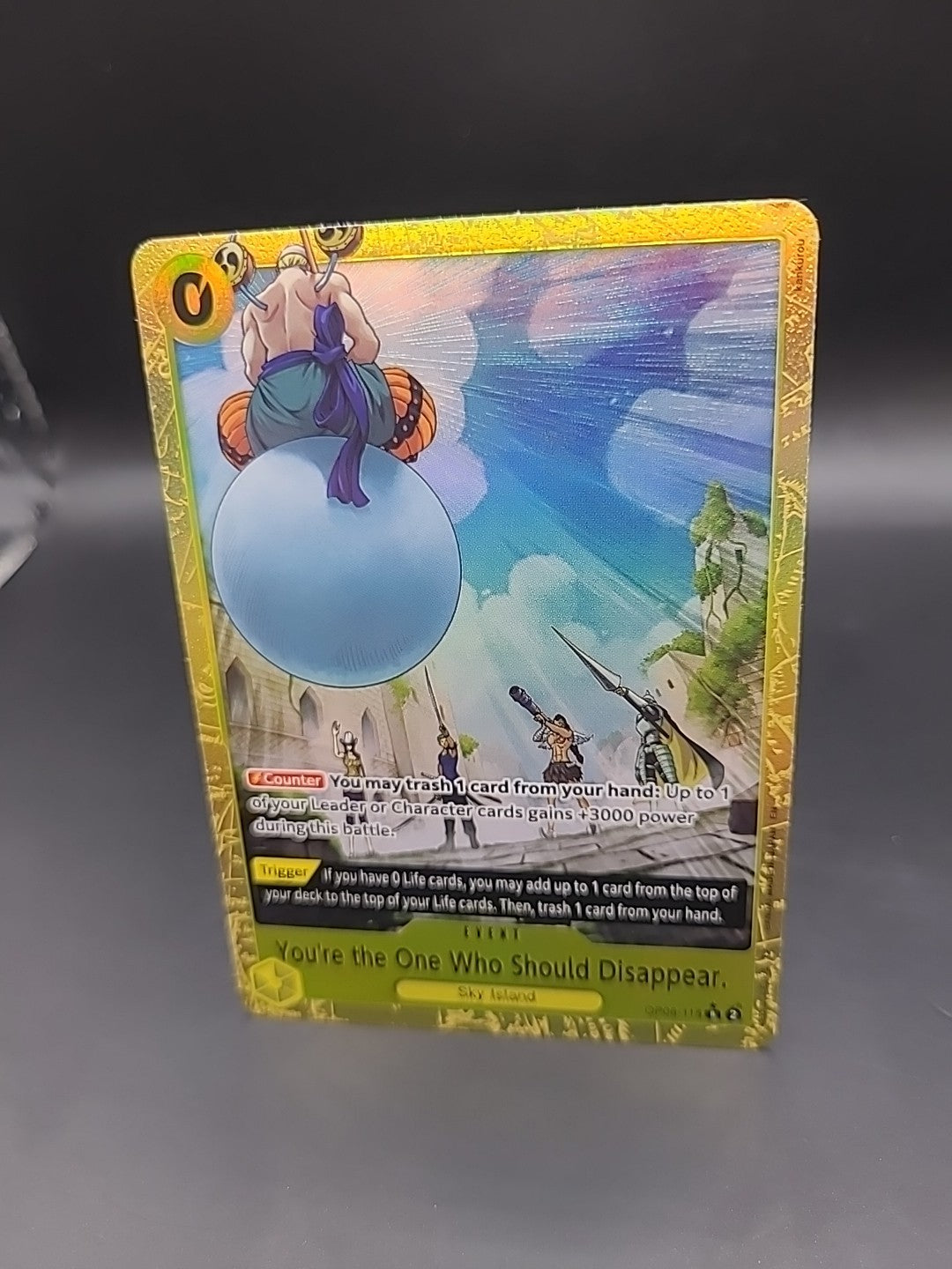 OP06-115 You're The One Who Should Disappear (Alt Art) ONE PIECE Card TCG Eng