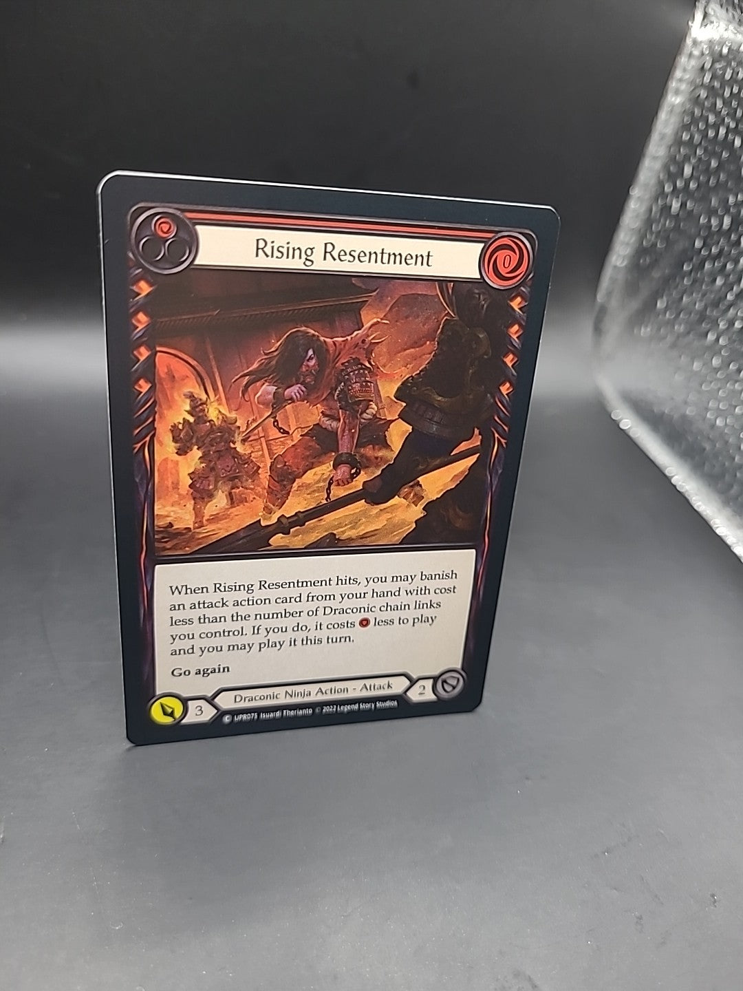 Rising Resentment Red Rainbow Foil - FAB:Uprising - UPR075 
