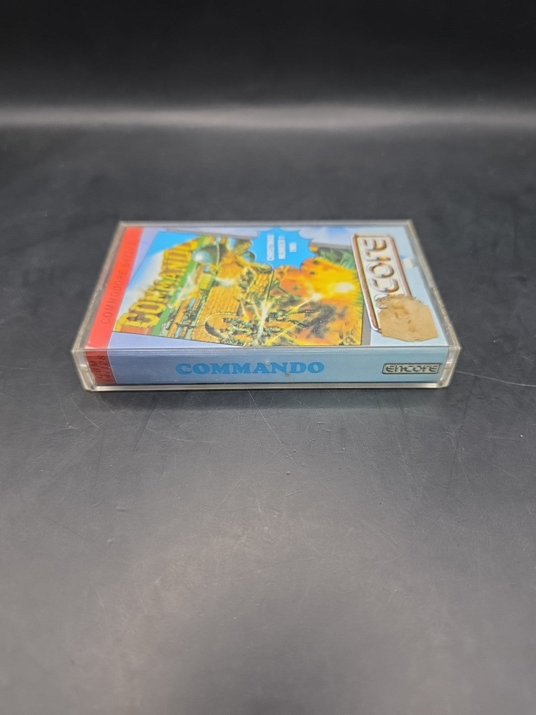 Commando C64 Cassette 1985 Elite Systems Commodore 64 Vintage UK Release