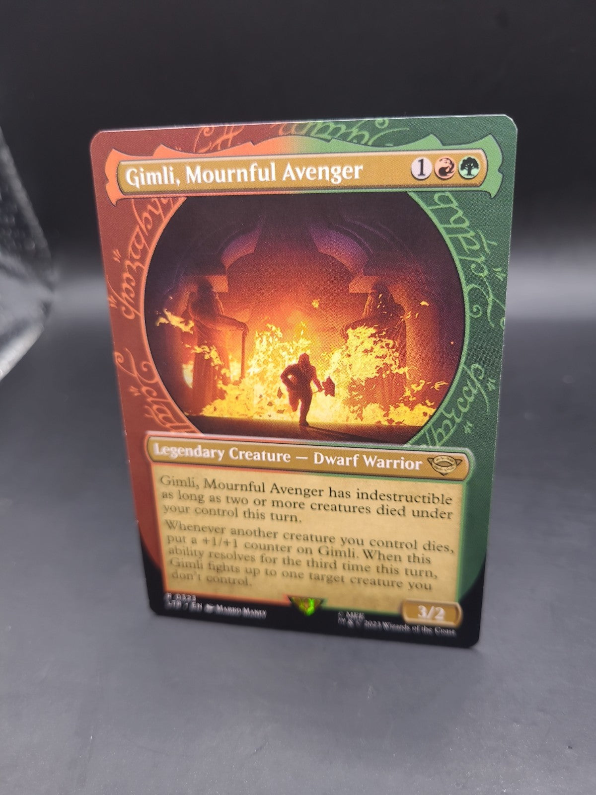 Gimli, Mournful Avenger MTG Non Foil LOTR - R 0323