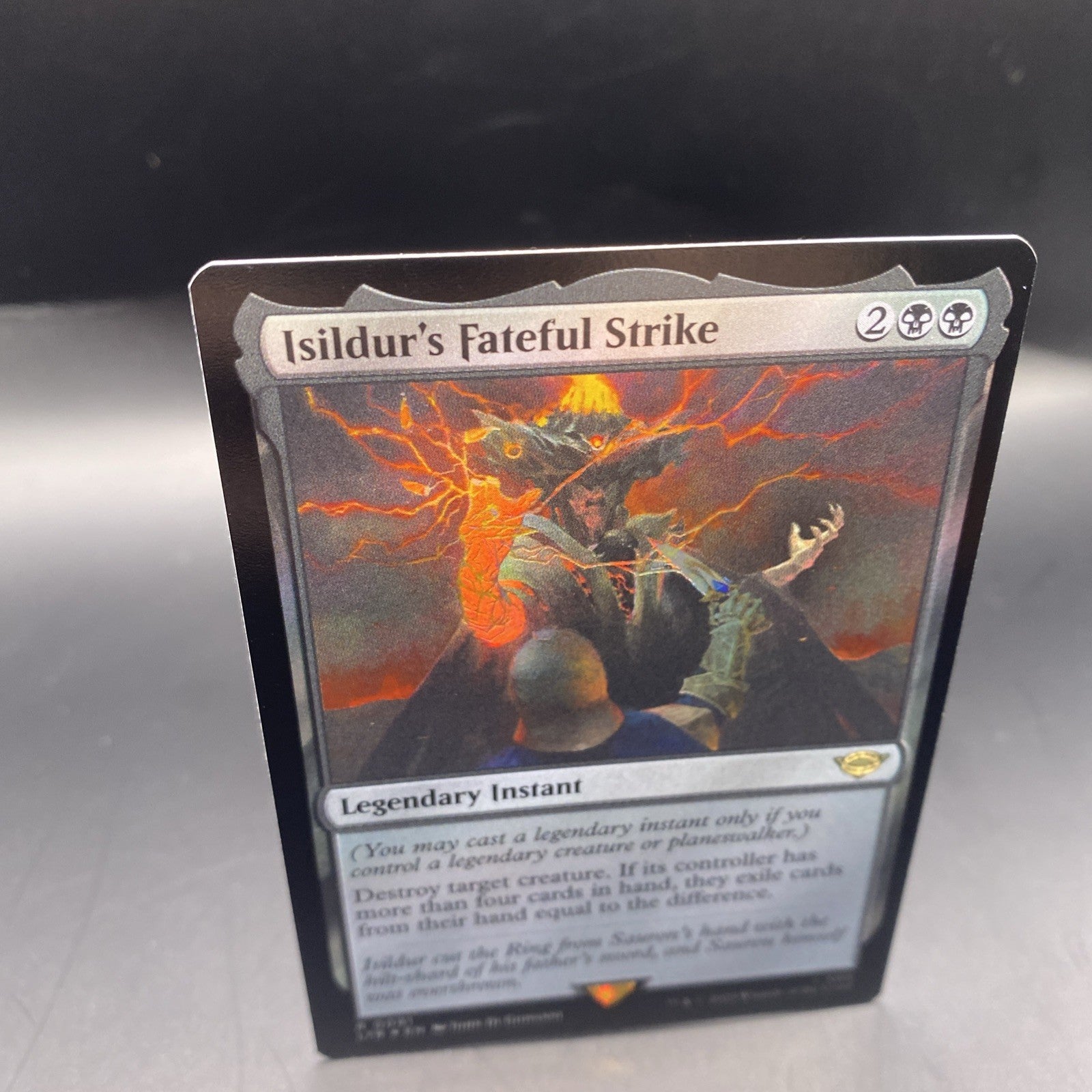 Isildur's Fateful Strike - FOIL - R Prerelease Cards 91 - MTG