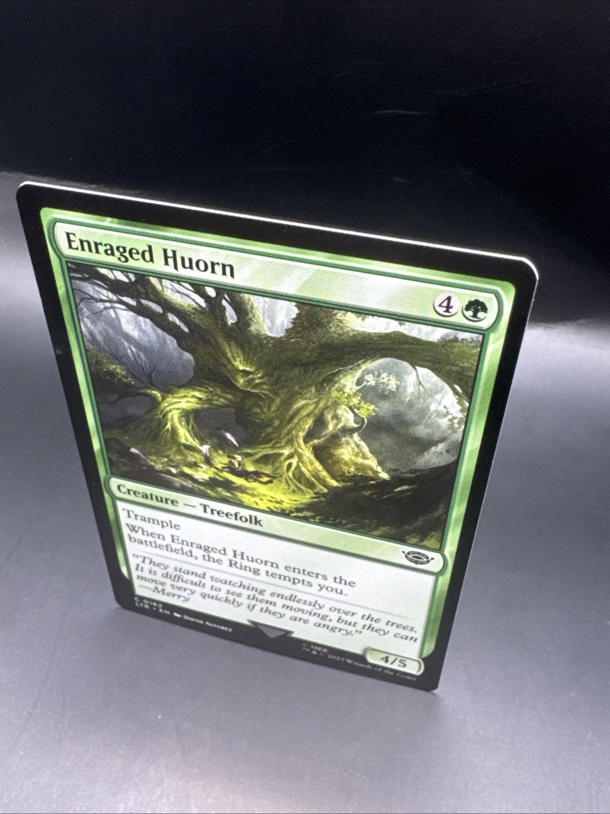 [MTG] Enraged Huorn Foil + 1 Regular Card C0162