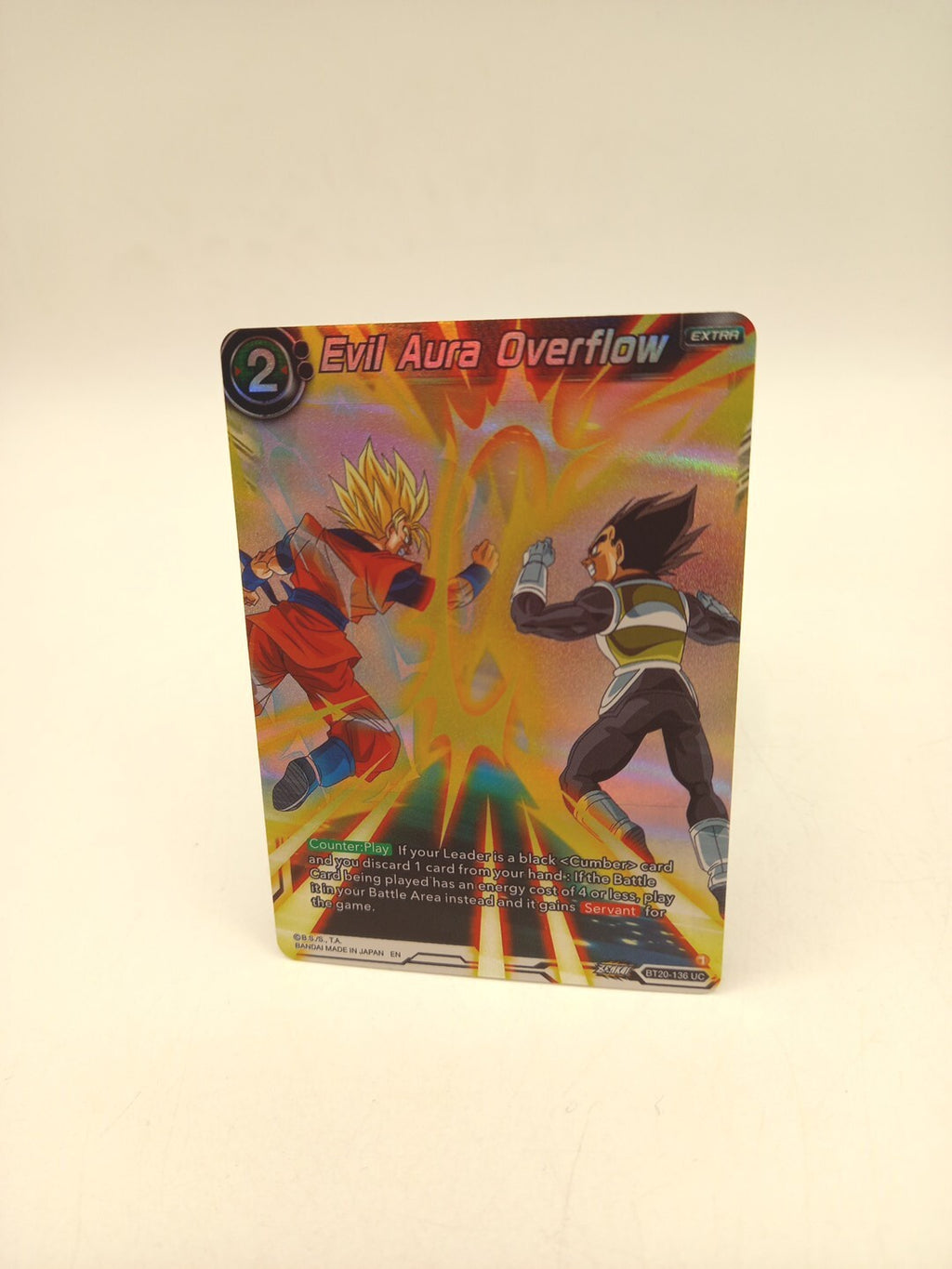 Evil Aura Overflow BT20-136 UC - Dragon Ball Super Card