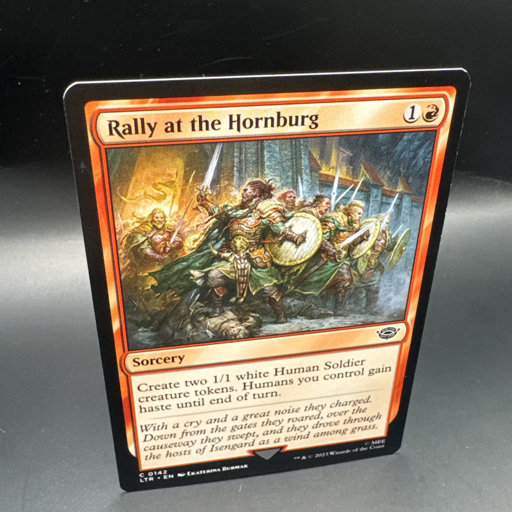 [MTG] Rally at the Hornburg (Foil) C0142 + 1 Regular Card