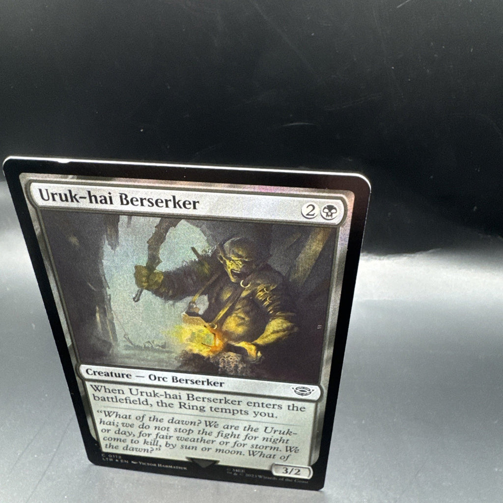 [MTG] Uruk-hai Berserker Foil C0112 + 1 Regular Card