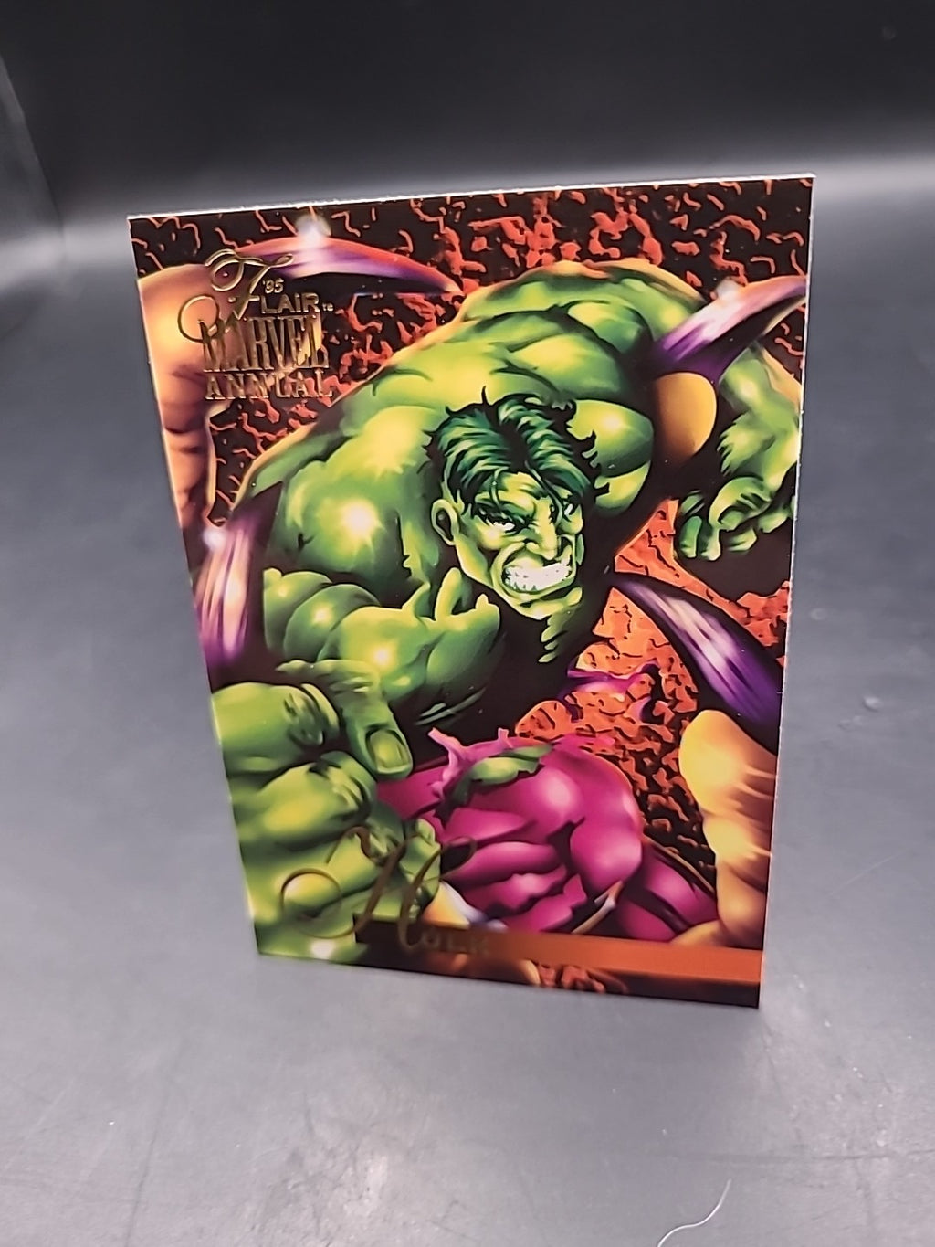 1995 Flair Marvel Annual #82 Hulk
