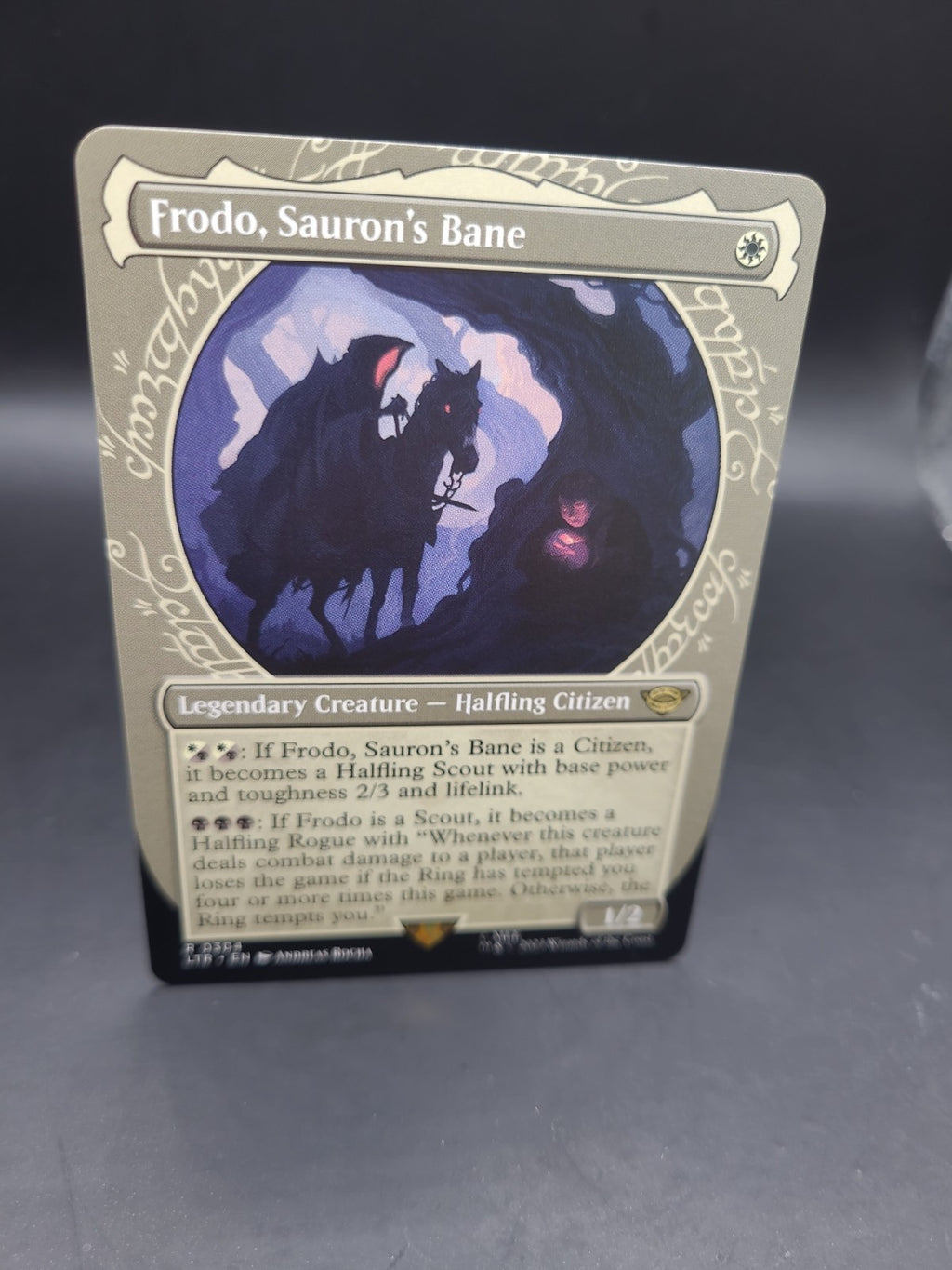 Frodo, Sauron's Bane LTR 0304 Regular Near-mint Magic: The Gathering Single