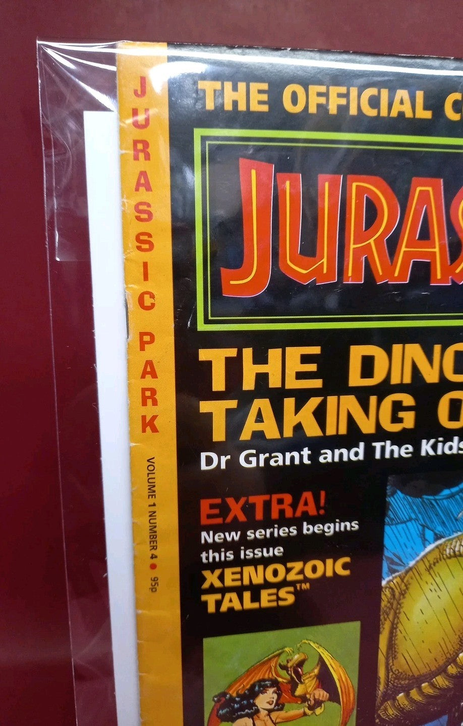 Jurassic Park Official Comic Adaptation No 4 Dark Horse Comics UK, 1993.