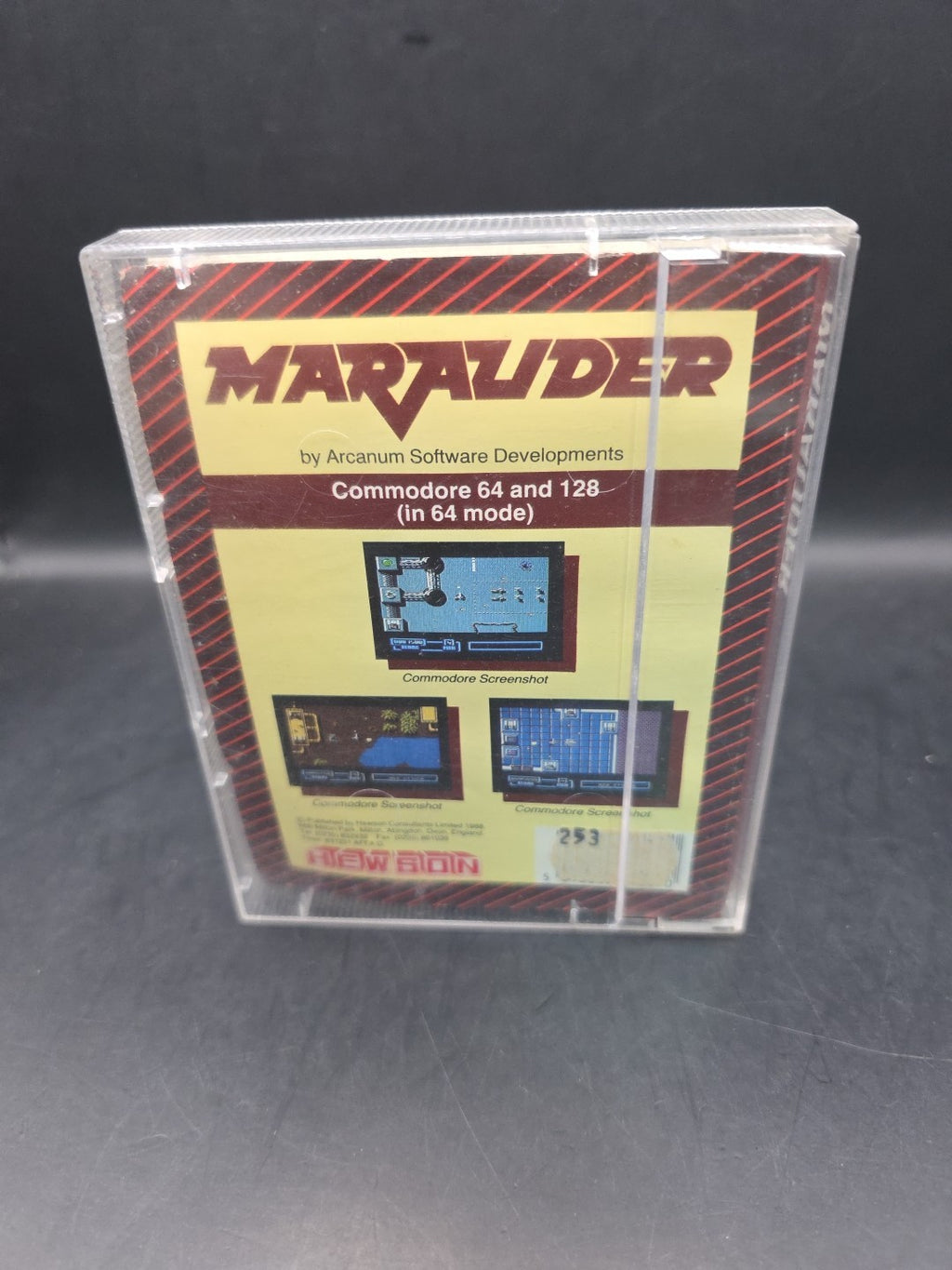MARAUDER - HEWSON - Commodore 64 / 128 - Cassette - RARE Original Release