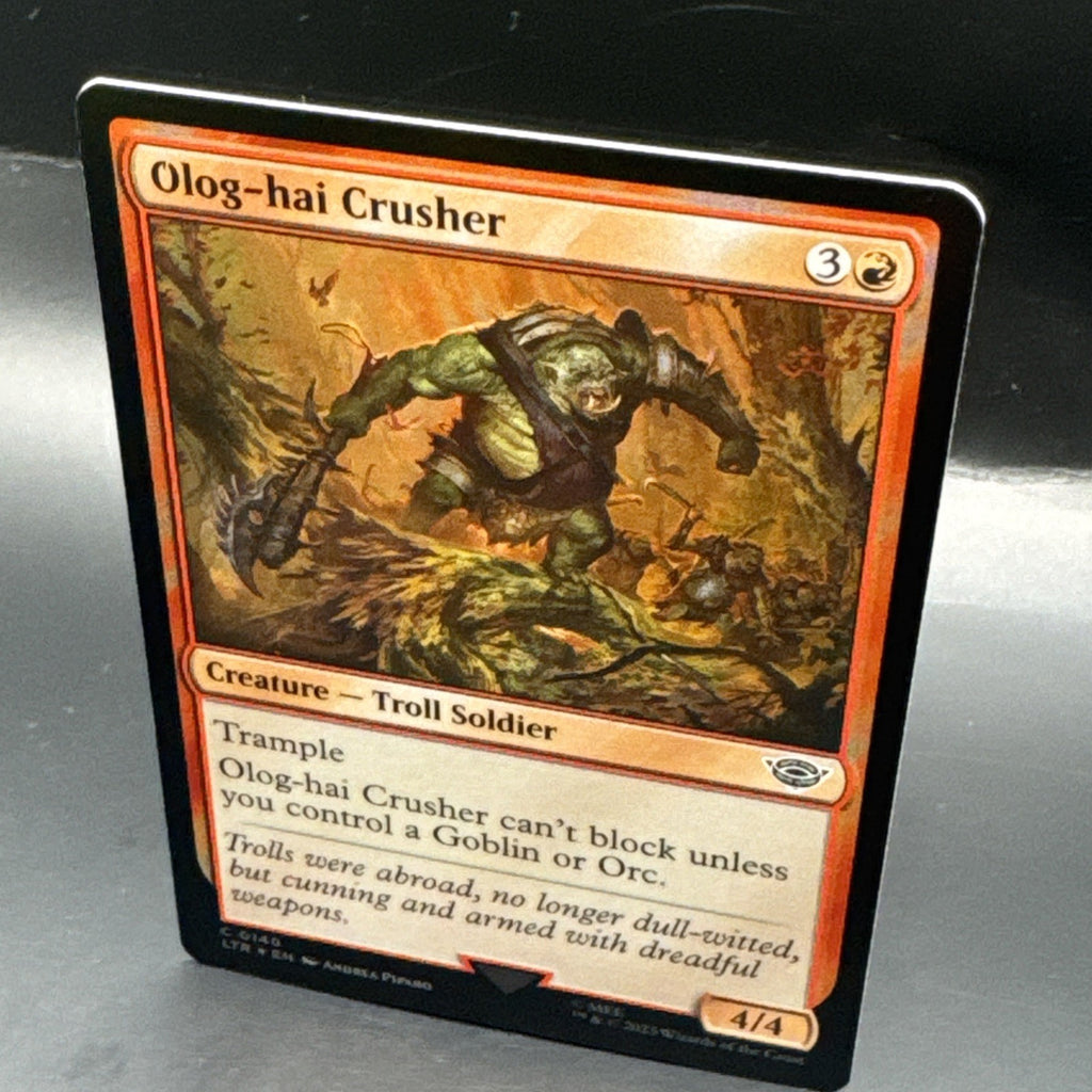 MTG Olog-hai Crusher (Foil) C0140 Lord of the Rings + 1 Regular Card