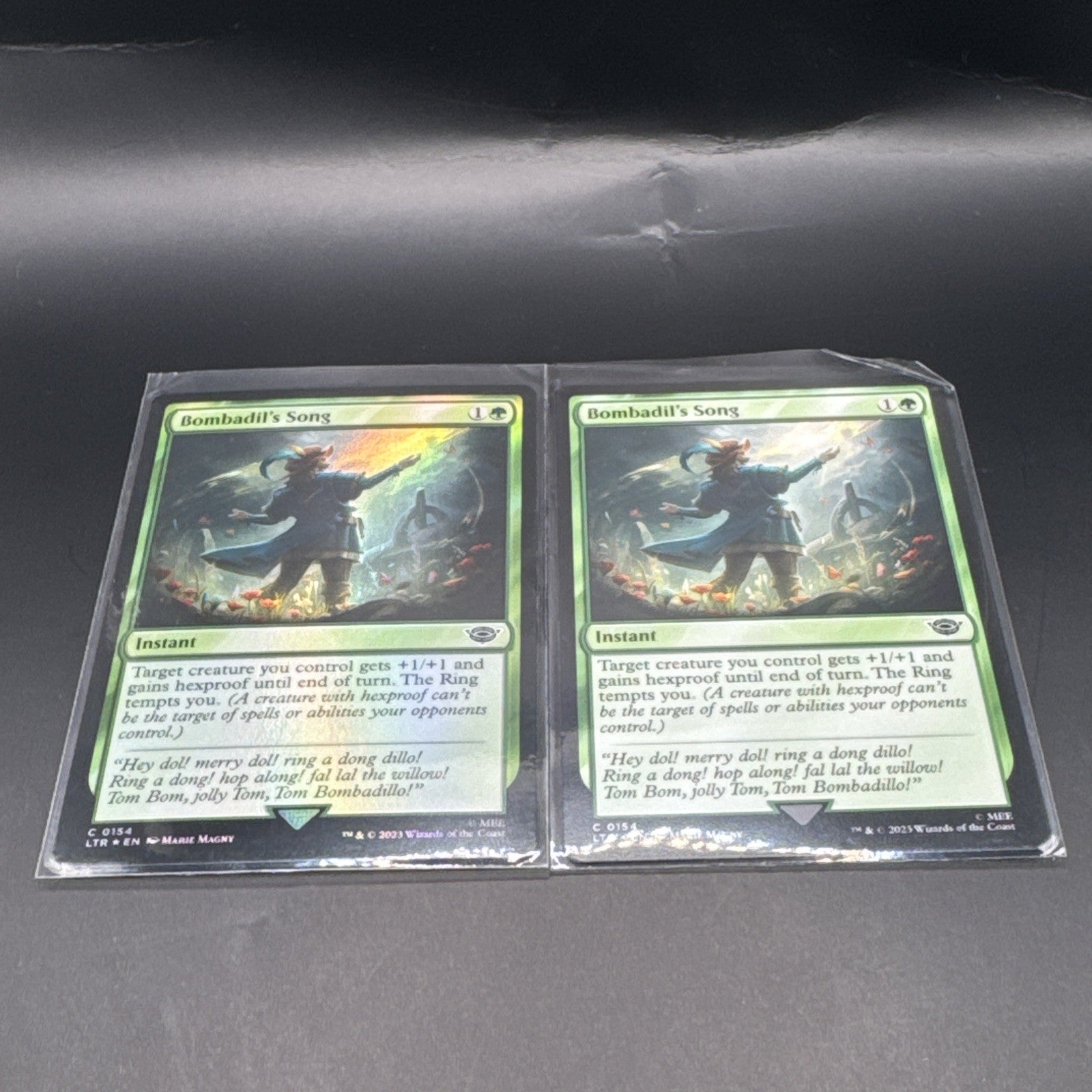 MTG Foil - Bombadil's Song - C0154 + 1 Regular Card