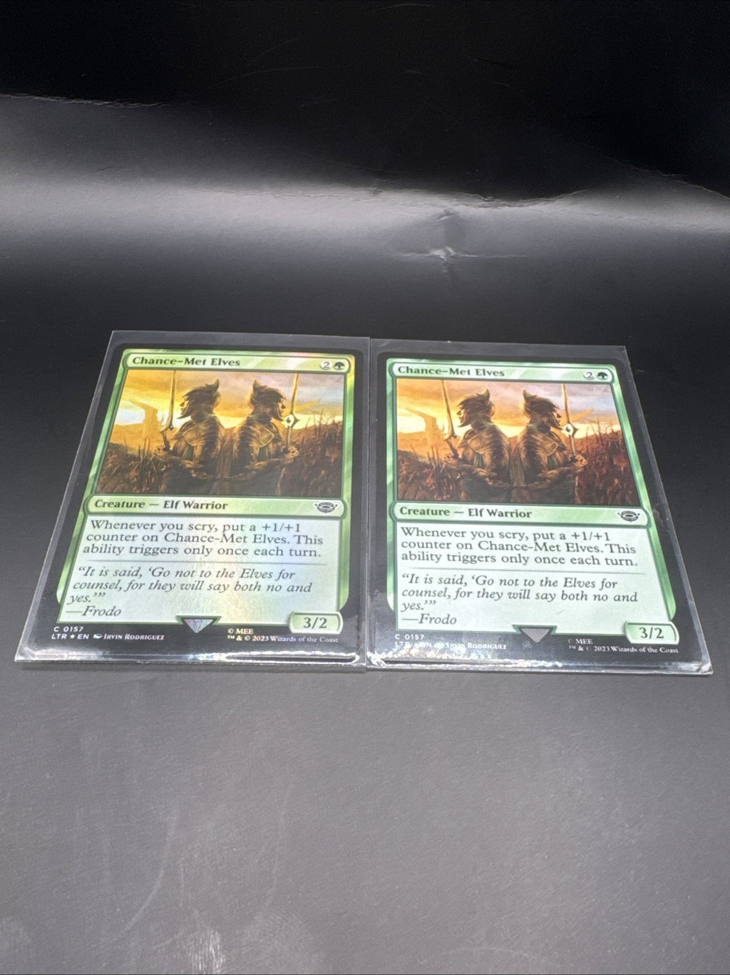 MTG Chance-Met Elves (Foil) + 1 Regular Card C0157