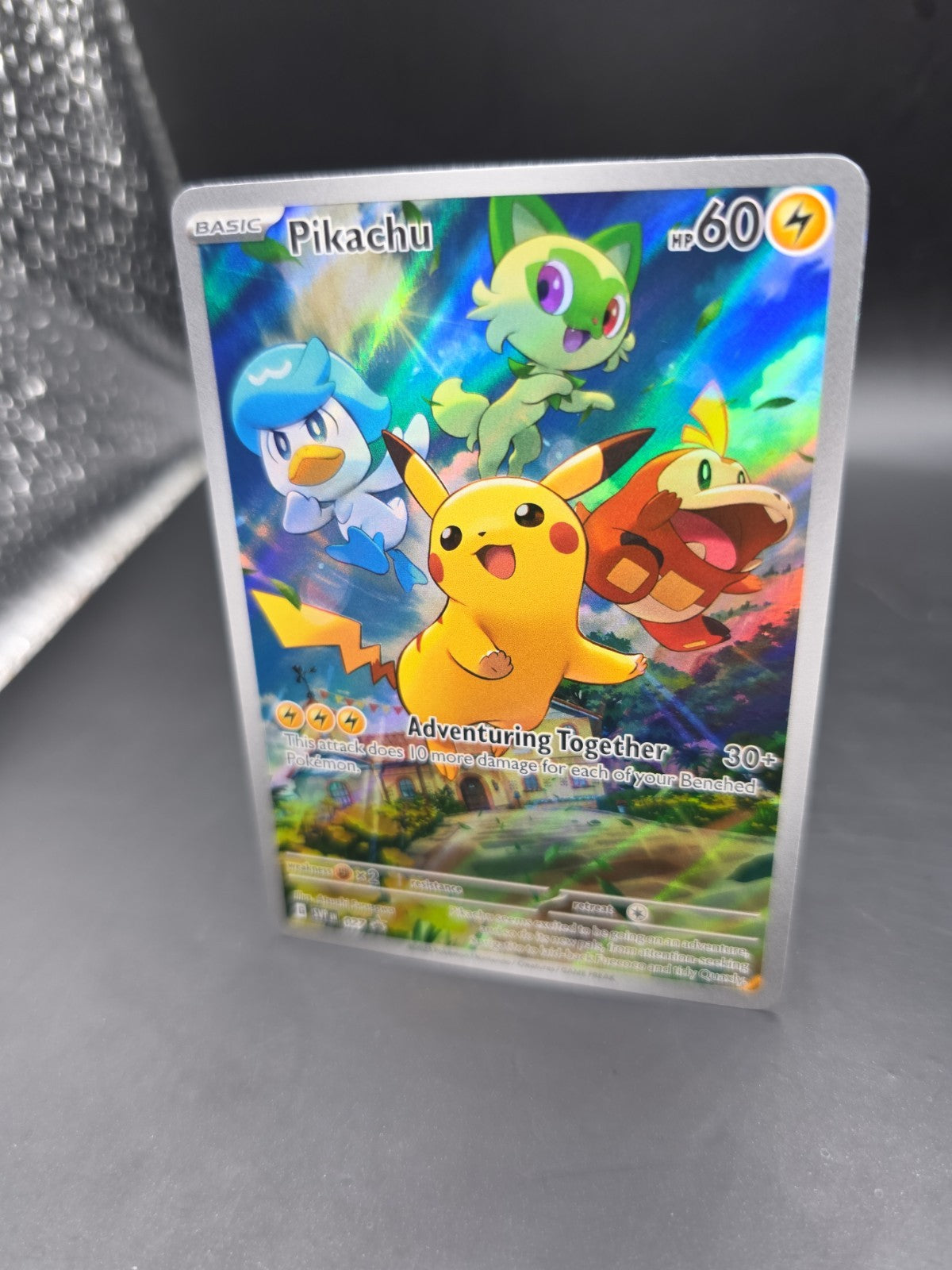 Pokémon TCG Pikachu SVP 027 Promo Holo Scarlet & Violet EN 2023 NM