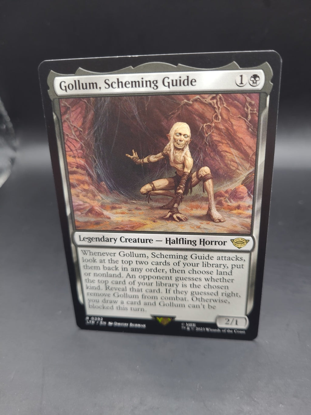 Gollum, Scheming Guide - Rare LotR: Tales of Middle-earth NM Magic The Gathering