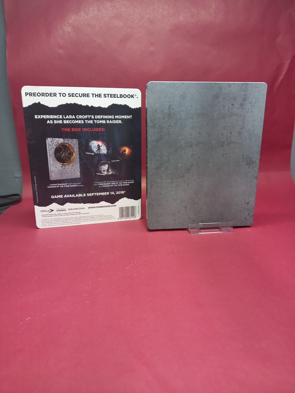 SHADOW OF TOMB RAIDER LIMITED EDITION STEEL BOOK NO GAME BRAND NEW FREE UK P&P