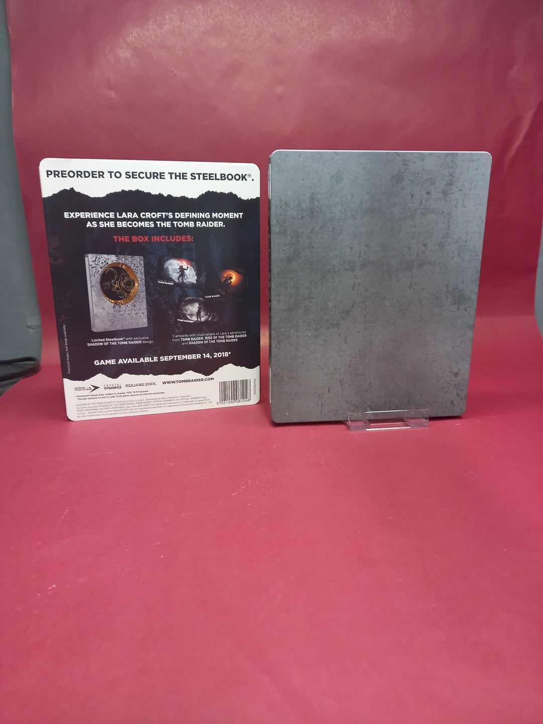 SHADOW OF TOMB RAIDER LIMITED EDITION STEEL BOOK NO GAME BRAND NEW FREE UK P&P