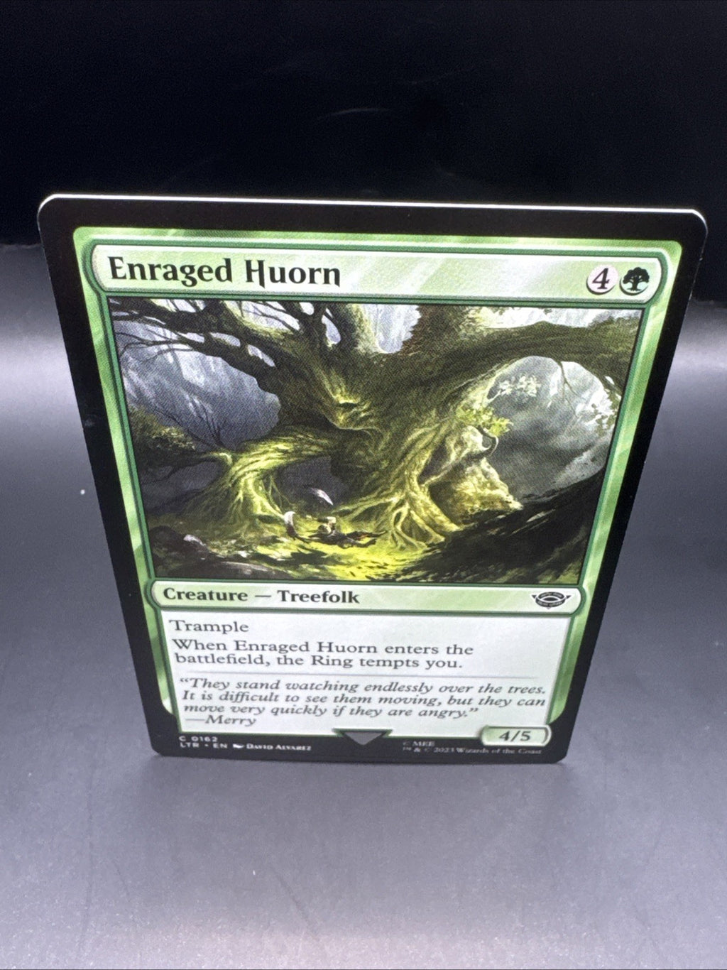 [MTG] Enraged Huorn Foil + 1 Regular Card C0162