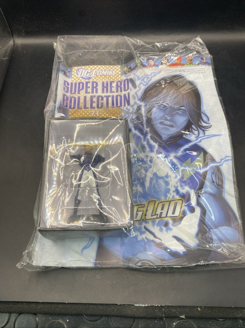 DC COMICS SUPER HERO FIGURINE COLLECTION ISSUE 71 LIGHTNING LAD EAGLEMOSS FIGURE