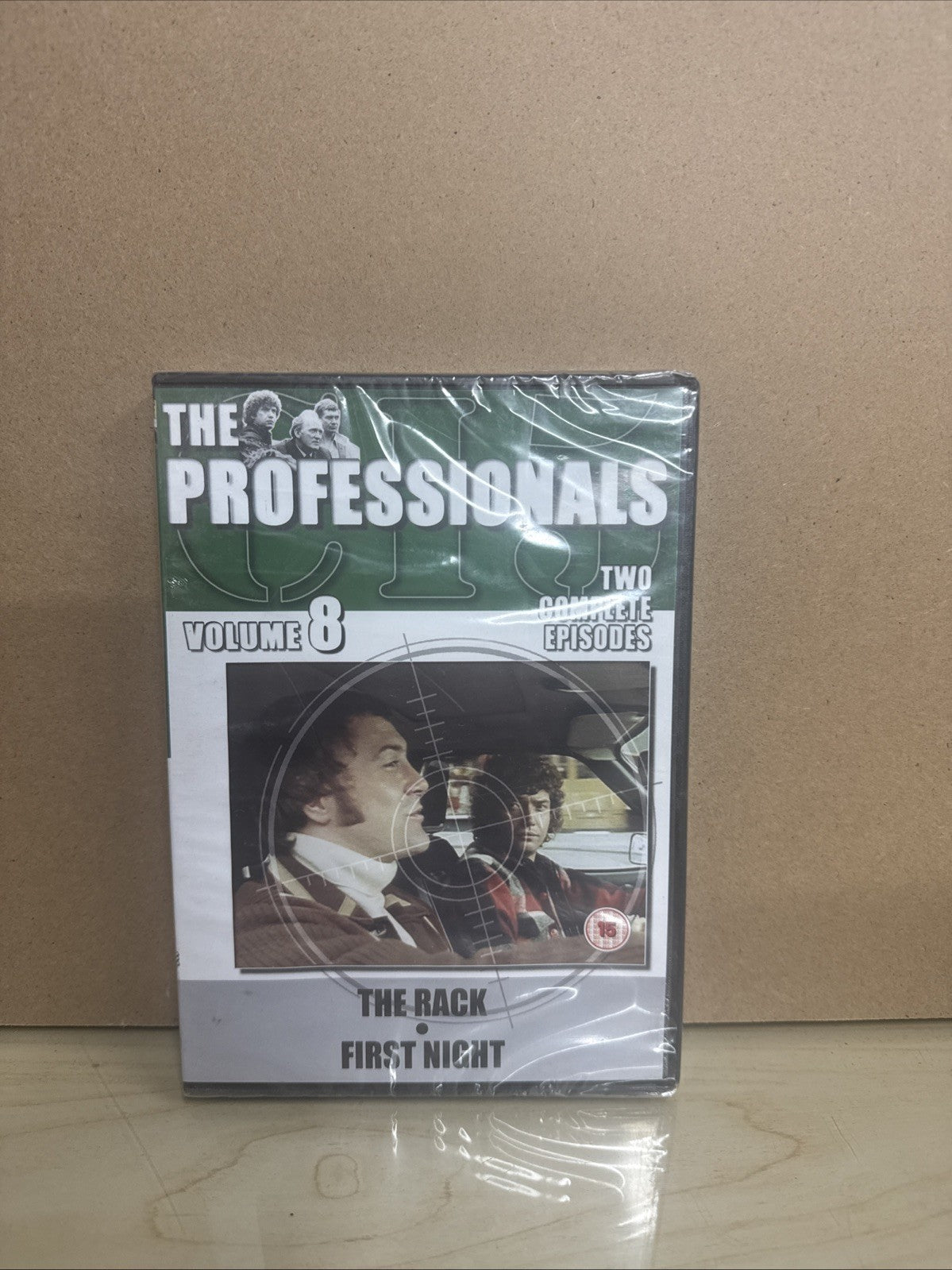 THE PROFESSIONALS VOLUME 8 DVD NEW SEALED 2 EPISODES THE RACK FIRST NIGHT