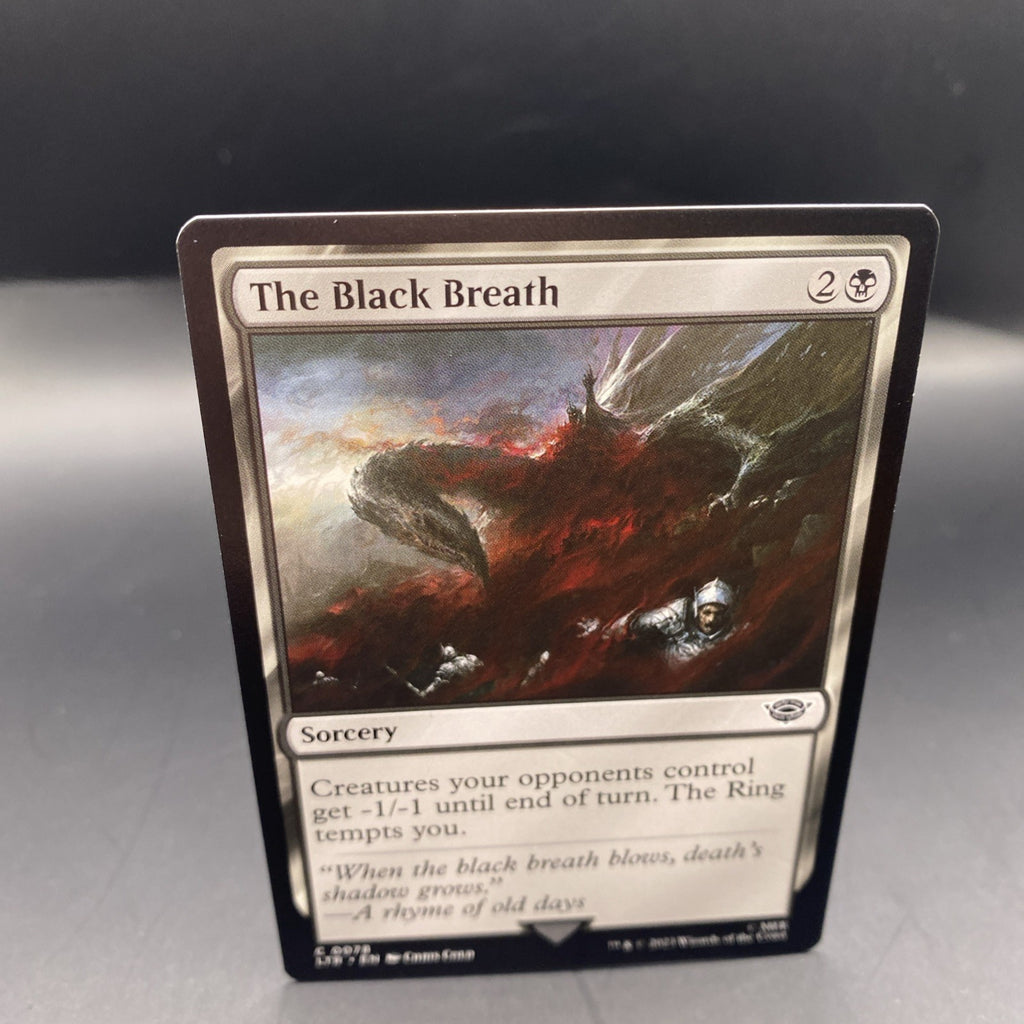 MTG The Black Breath (Foil) [Tales of Middle-Earth, + Regular Card