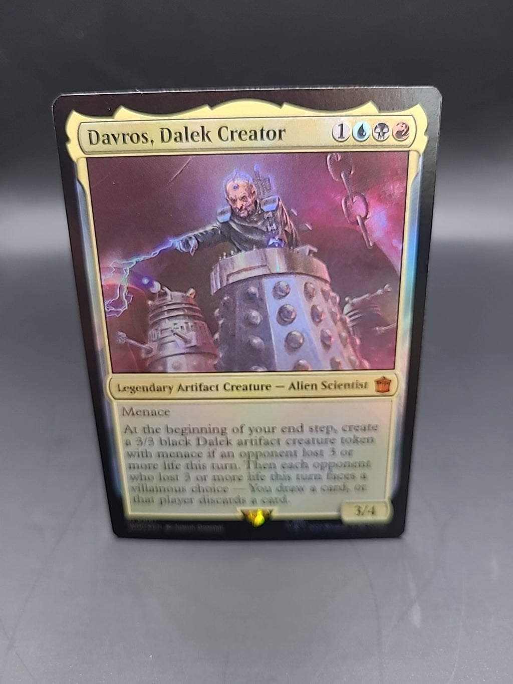 MTG - Davros, Dalek Creator -Foil, Showcase, Mythic- Doctor Who M 0001