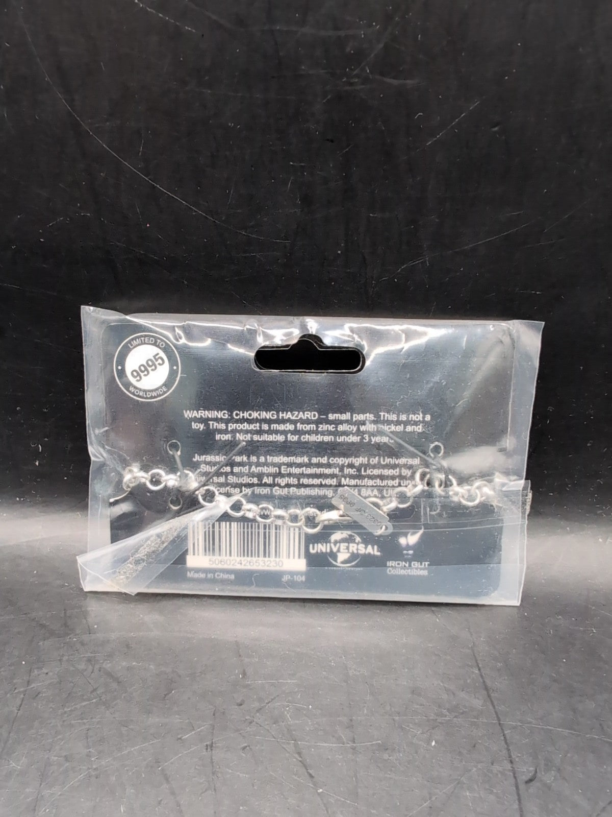 Jurassic Park Limited Edition Numbered Charm Bracelet