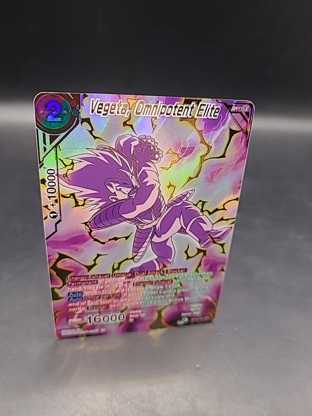Vegeta Omnipotent Elite BT15-143 SPR – Dragon Ball Super Must-Have!