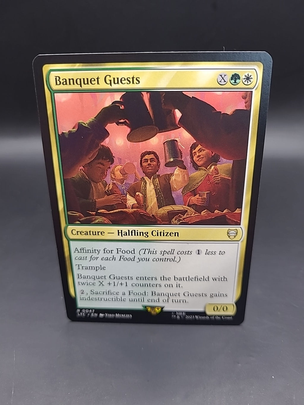 Banquet Guests 0047 Non Foil Rare LOTR Commander MTG Near Mint
