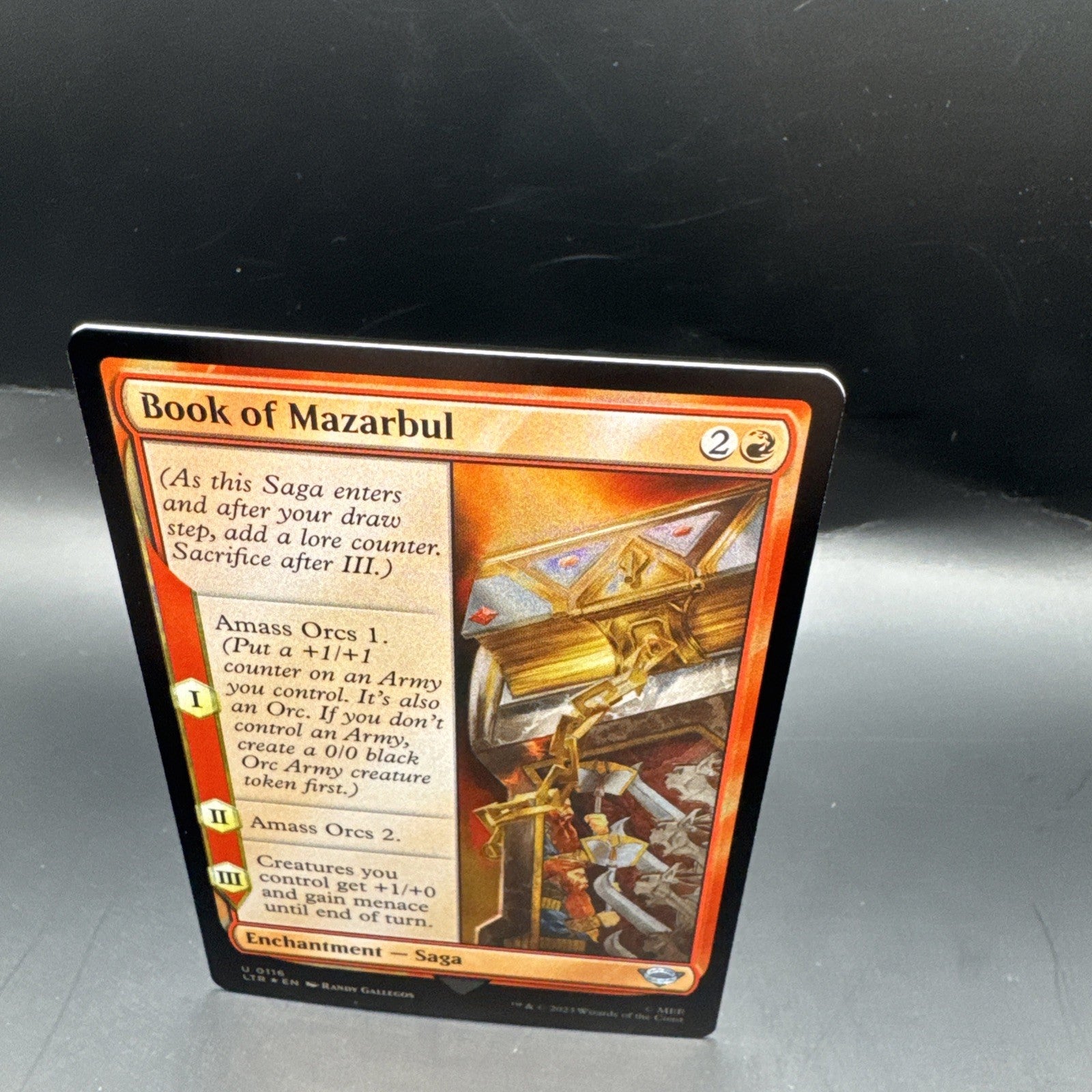 Book of Mazarbul FOIL U0116 MTG Lord Of The Rings