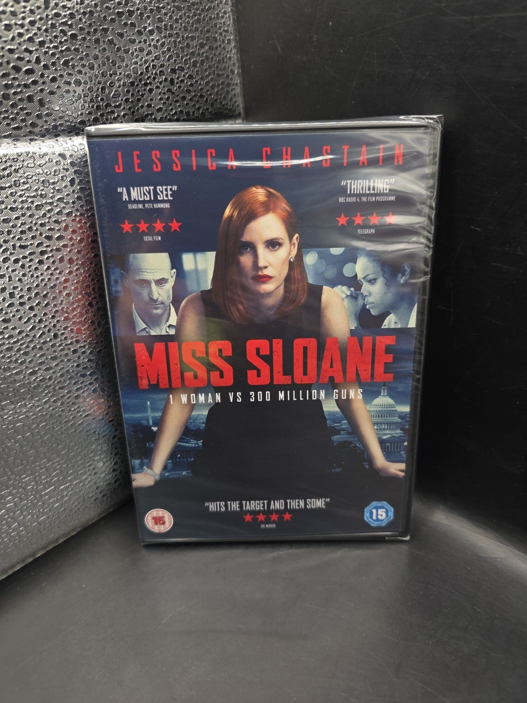 Miss Sloane DVD (2017) Jessica Chastain, Madden(DIR)NEW&FACTORY SEALED-UK SELLER