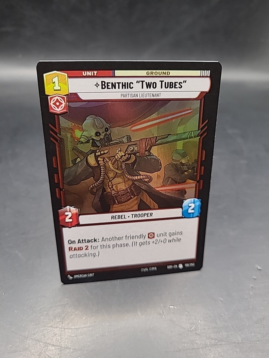 Star Wars Unlimited Spark of Rebellion - Benthic Two Tubes #156/252 Foil