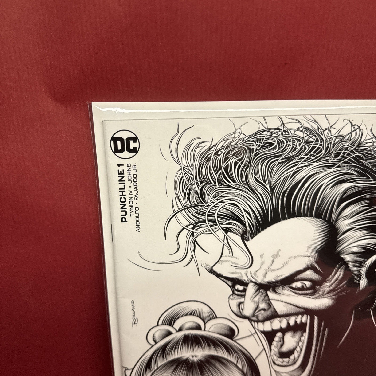 PUNCHLINE #1 B&W Cover - DC Comic #6J1