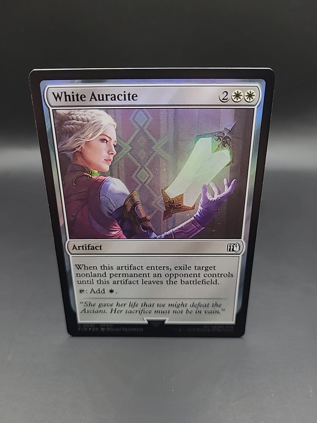 White Auracite Final Fantasy Foil - MTG Card