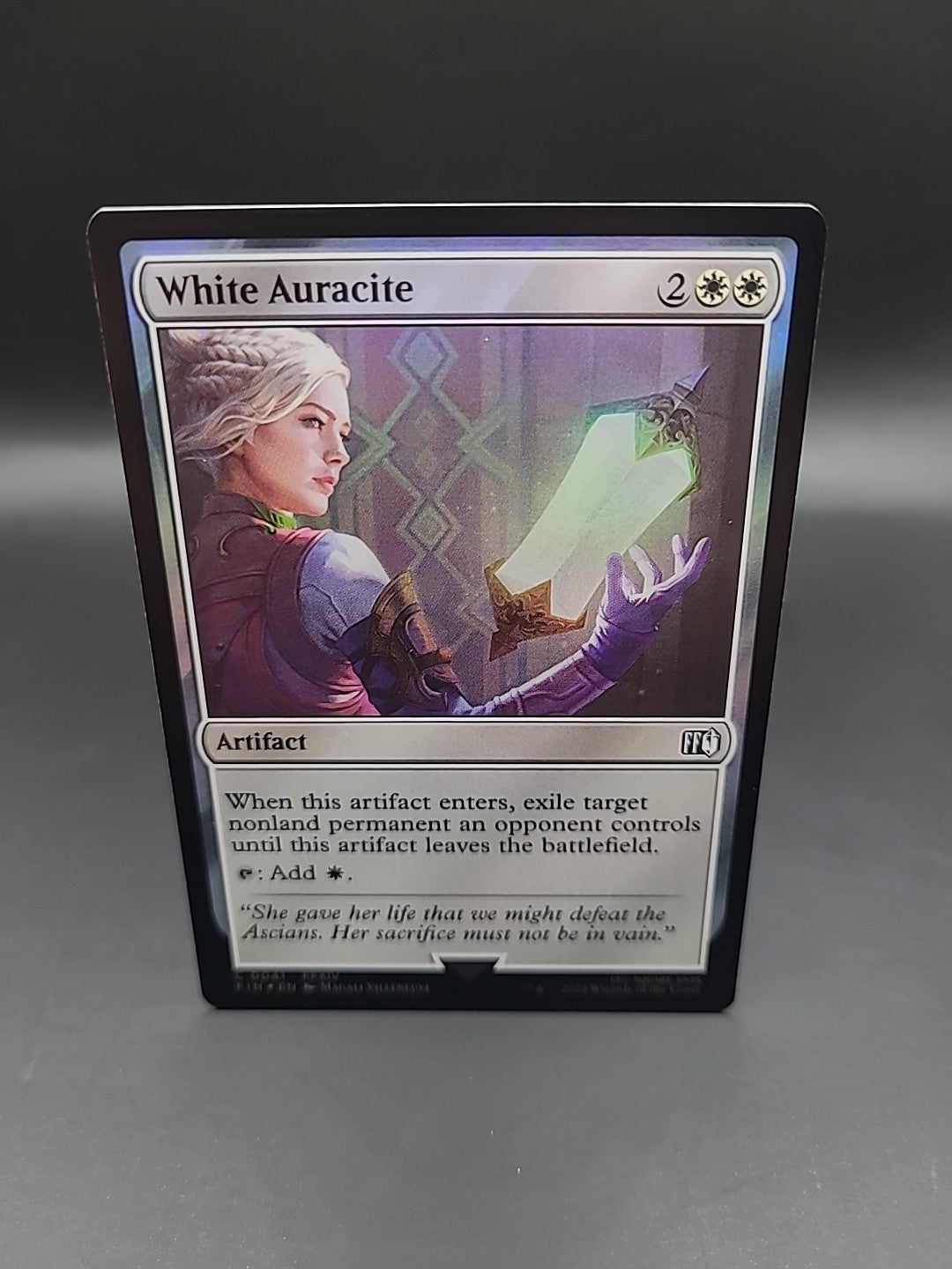 White Auracite Final Fantasy Foil - MTG Card