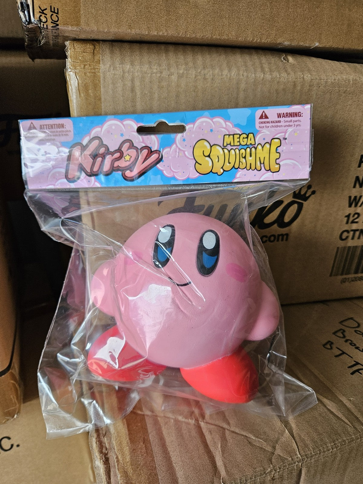 Kirby Mega Squeeze Stress Toy Mega Squishme 6" - Just Toys