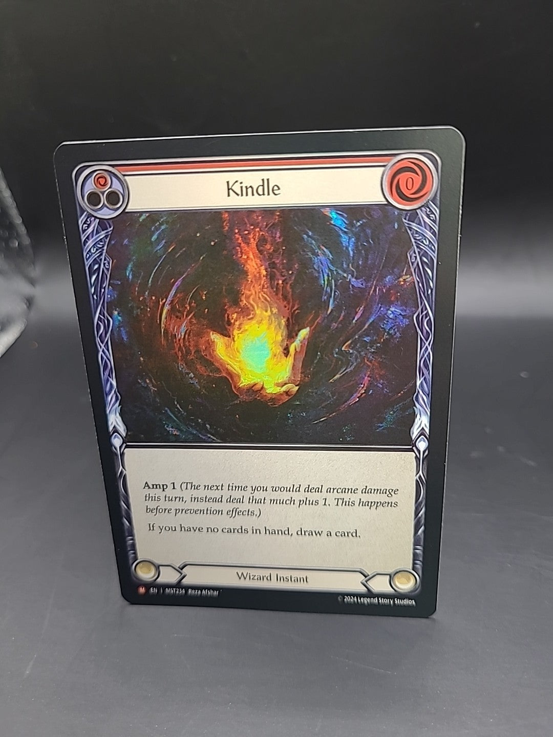 Flesh and Blood TCG Kindle MST234 Majestic Rainbow Foil LP