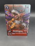 MetalGreymon Alternate Art Foil - ST1-09 NM - Digimon TCG Card