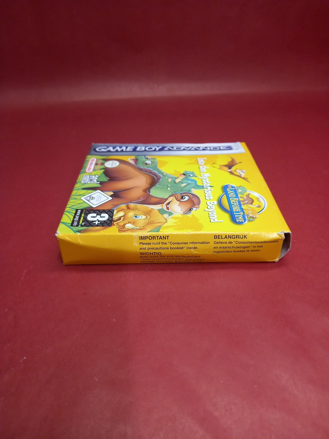 The Land Before Time Into The Mysterious Beyond Nintendo GBA Game