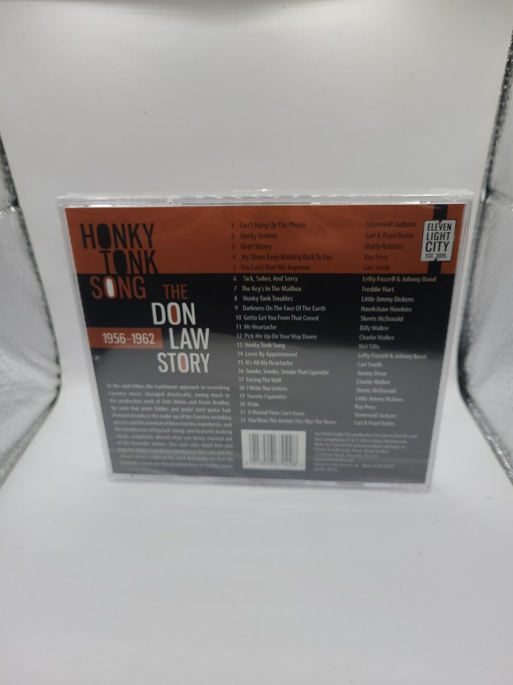 Honky Tonk Song: The Don Law Story, 1956-1962 by Various Artists (CD, 2015)