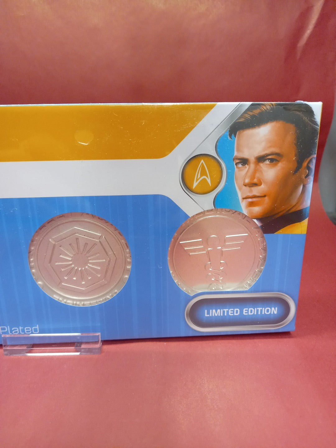Star Trek 4 Division Medallions .999 Silver Plated.  LTD  TO 1000